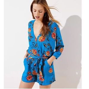 LOFT Beach Shimmer Garden Romper